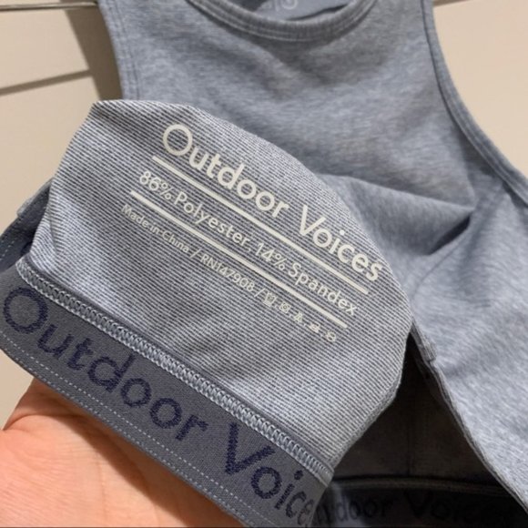 Outdoor Voices High Neck Crop Top Size Small - Picture 3 of 7